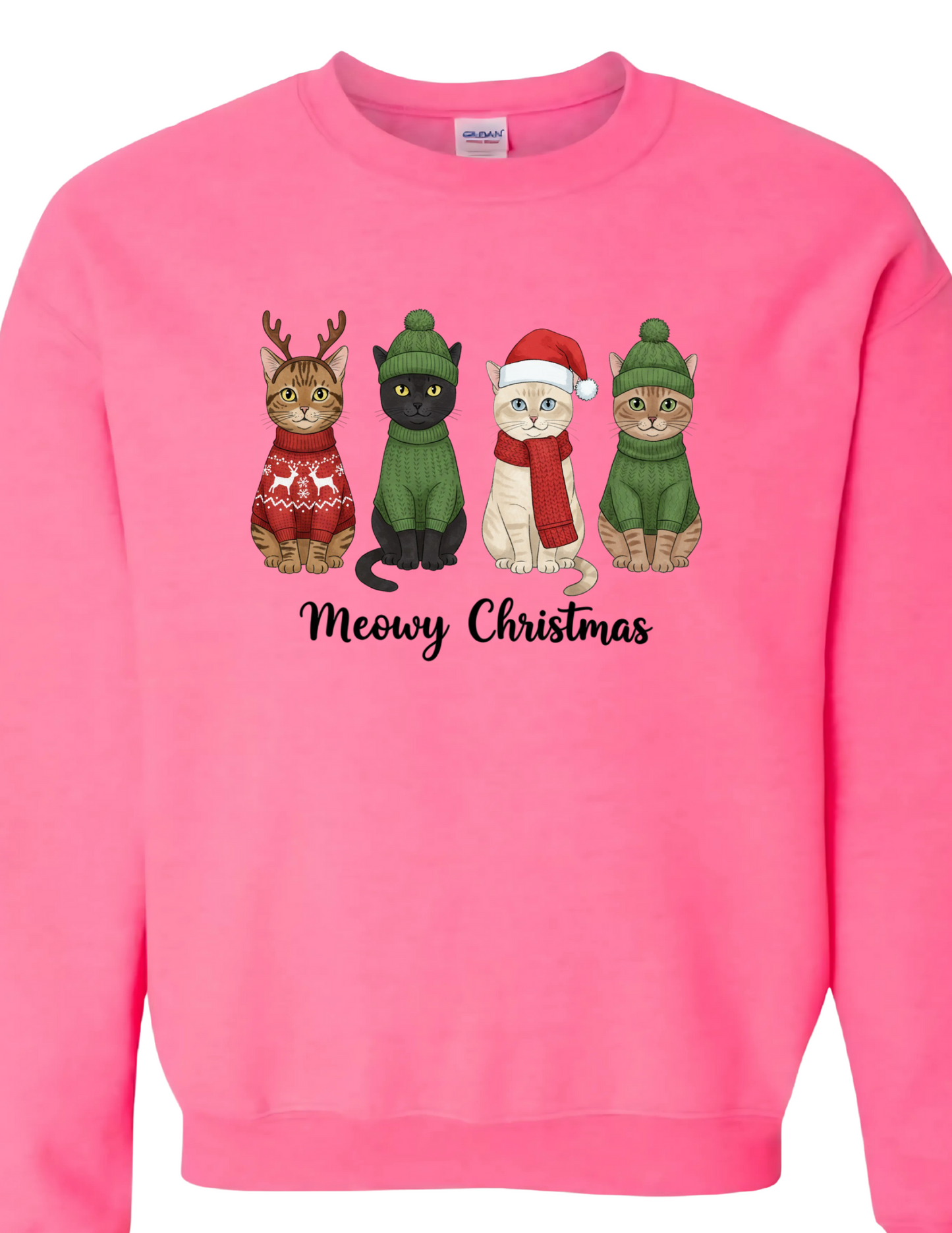 Meowy Christmas - Crewneck Sweater
