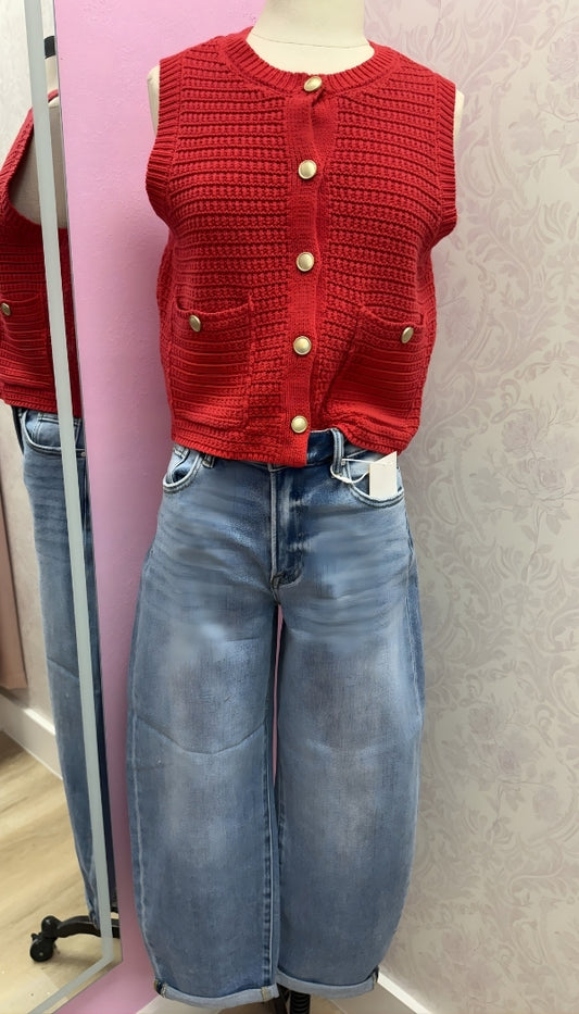 Stand out - High Rise Barrel Jeans