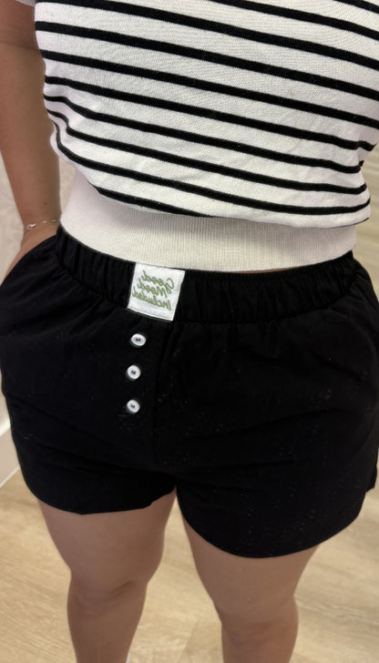 Good Mood - High Waisted Boxer Shorts