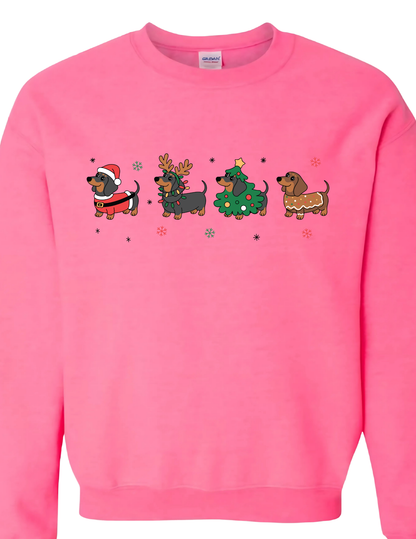 A Dachshund Christmas - Crewneck Sweater