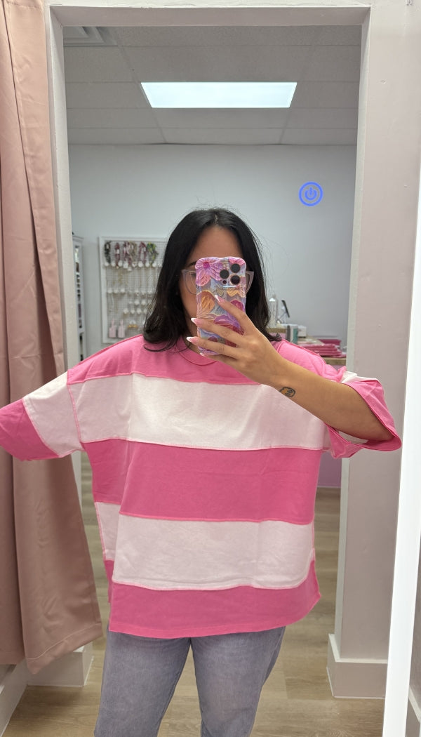 Polly - Color Block Tee