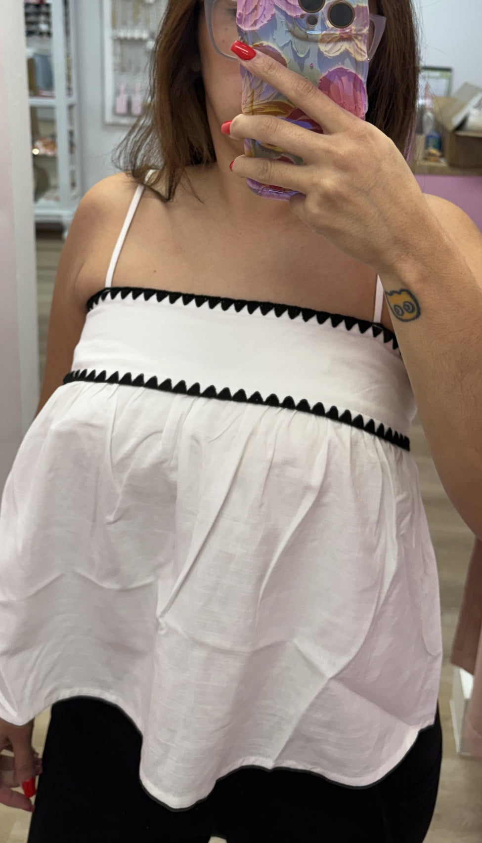 Ivory Whisper - Babydoll Top