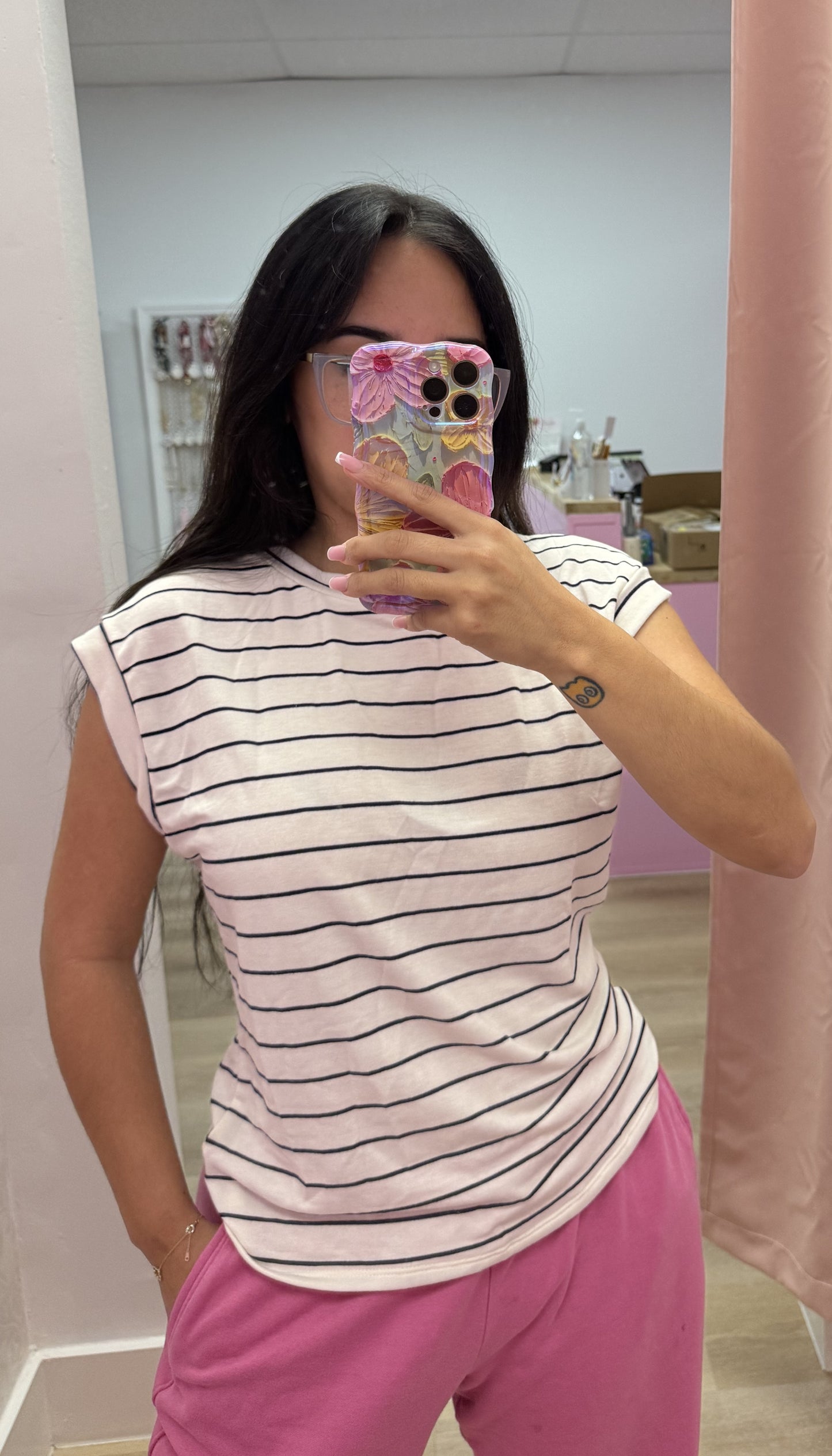 Sandy - Stripe Top