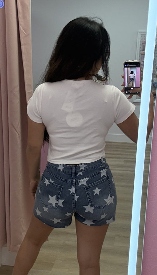 Star Spangle - Denim Shorts