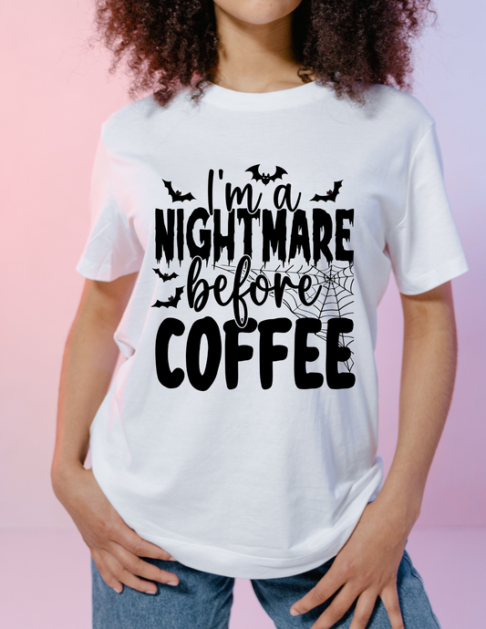 Nightmare Before Coffee - Graphic t-shirt