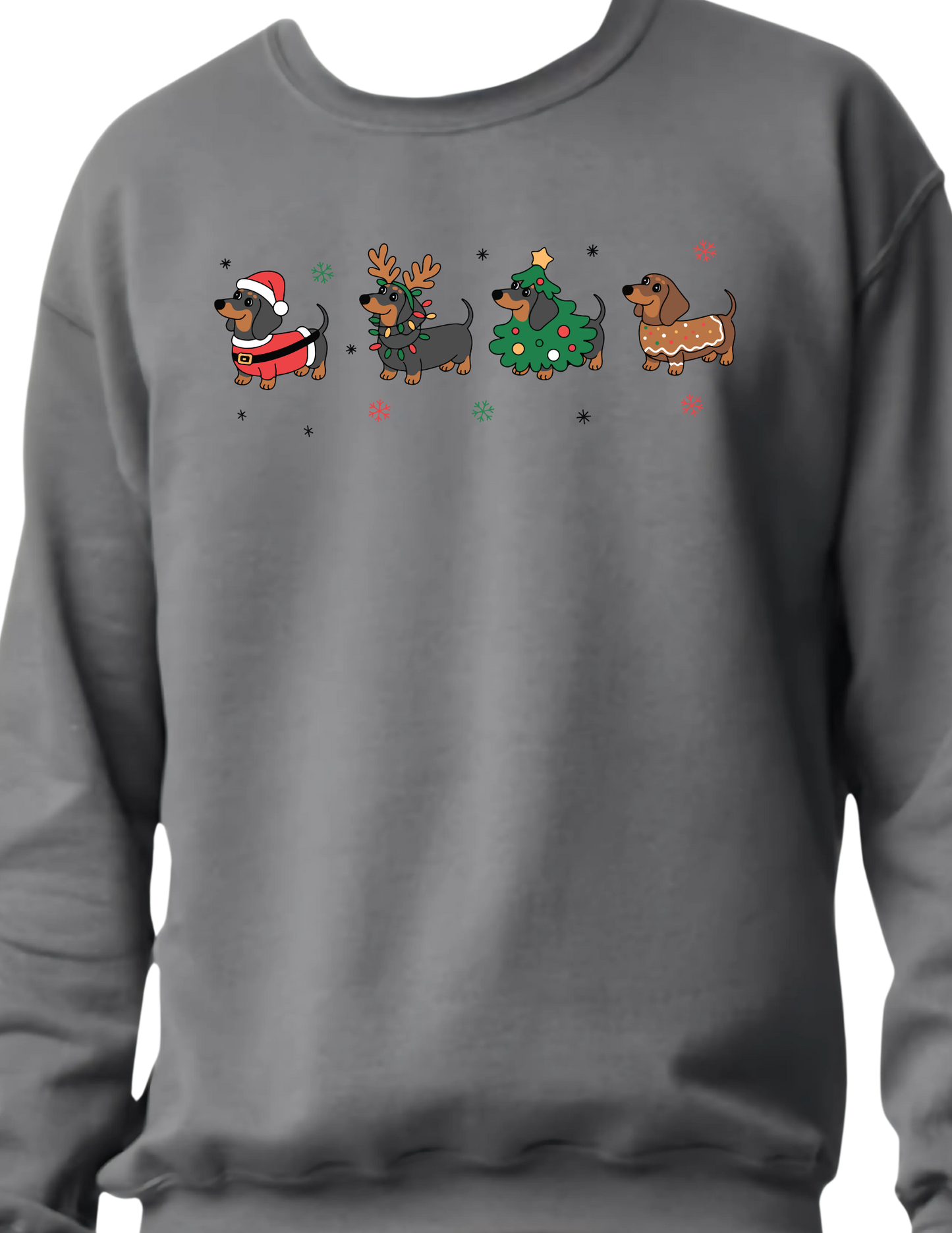 A Dachshund Christmas - Crewneck Sweater