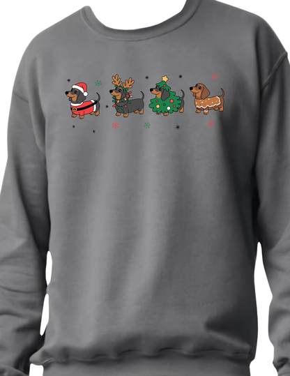 A Dachshund Christmas - Crewneck Sweater
