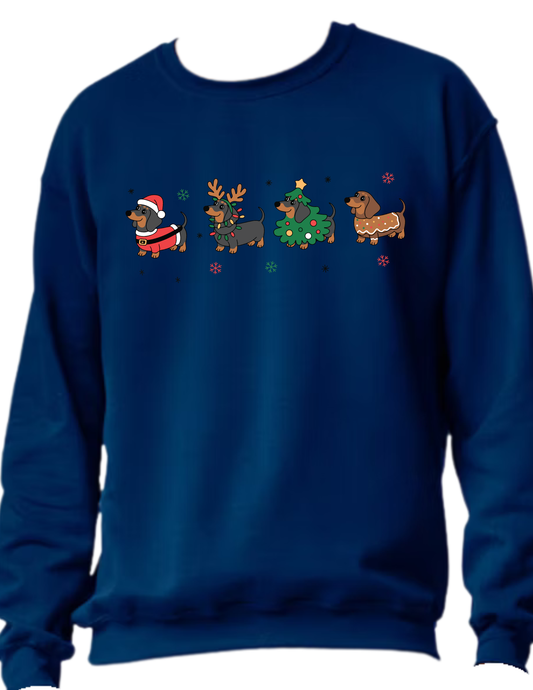 A Dachshund Christmas - Crewneck Sweater