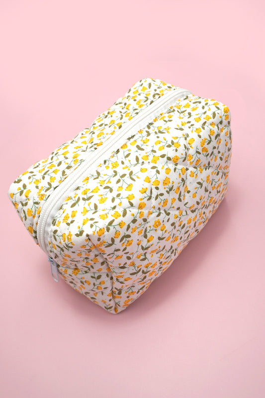 Quilted Cosmetic Bag