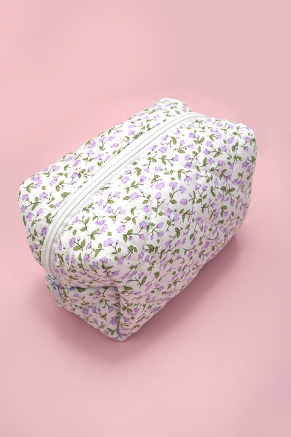 Quilted Cosmetic Bag