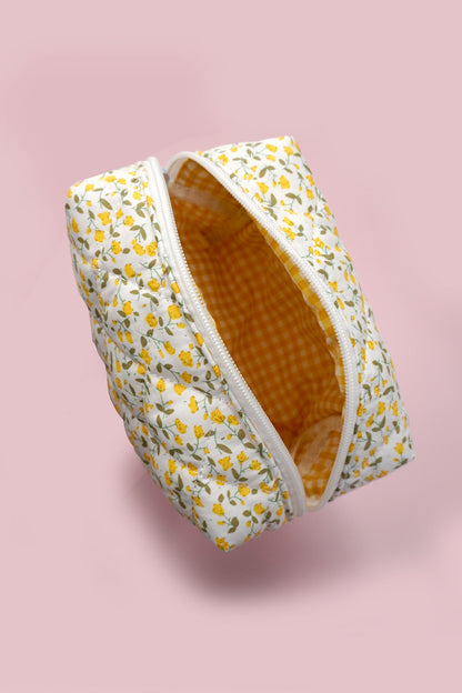 Quilted Cosmetic Bag