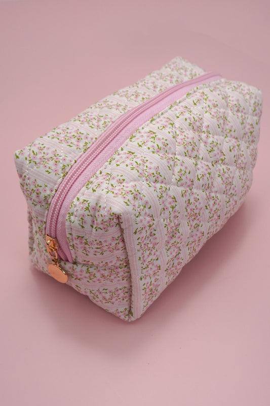 Quilted Cosmetic Bag