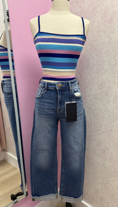 Bella - Stripe Knit Top