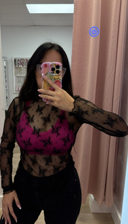 Sheer Confidence - Lace top