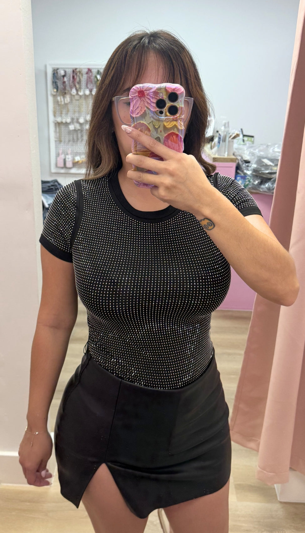 Chic - Leather Skort
