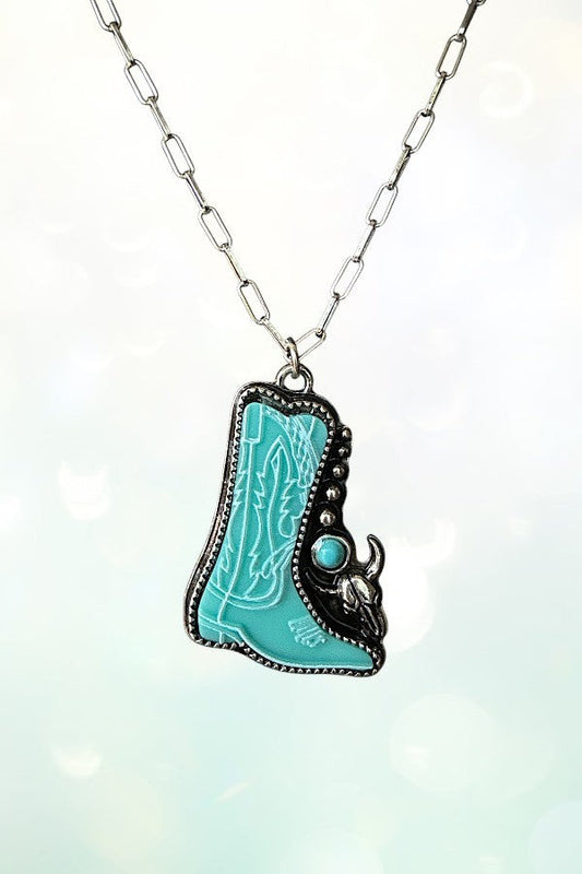 Boot Scootin - Necklace & Earring Set