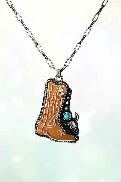 Boot Scootin - Necklace & Earring Set