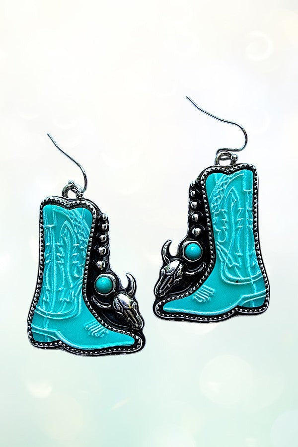 Boot Scootin - Necklace & Earring Set