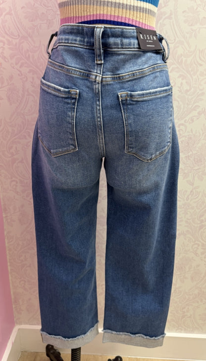 Not My Boyfriend's - High Rise Fit Ankle Jeans