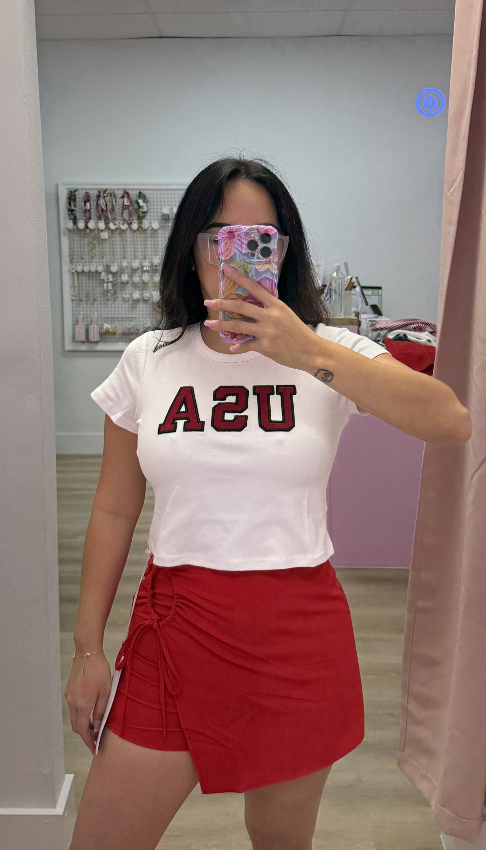 Lumi - Asymmetric Mini Skort