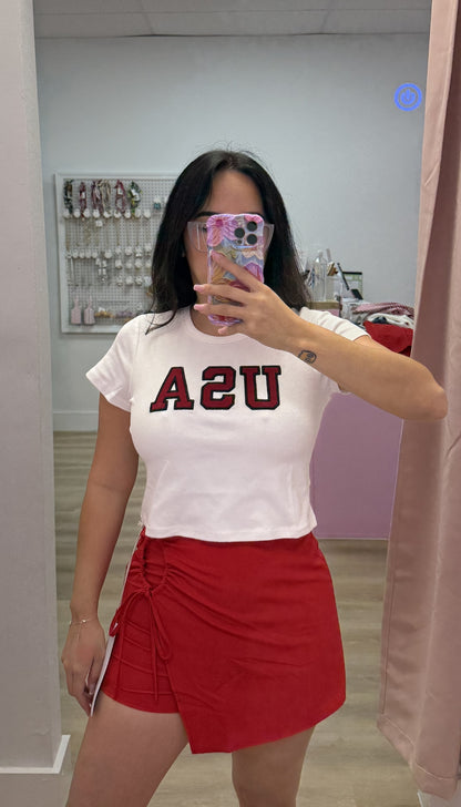 Lumi - Asymmetric Mini Skort