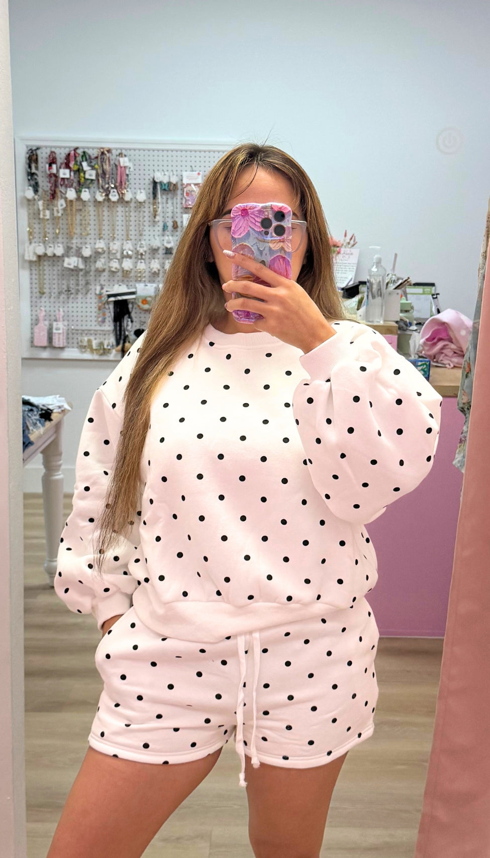Polka Pop - Crew & Shorts Set