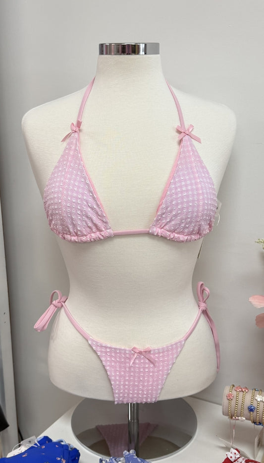 Pink Picnic - Bikini Top