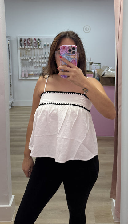 Ivory Whisper - Babydoll Top