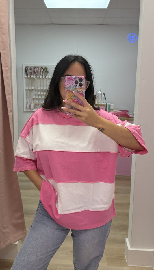 Polly - Color Block Tee