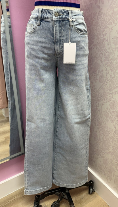 Demi Blue - High Rise Light Wash Jeans