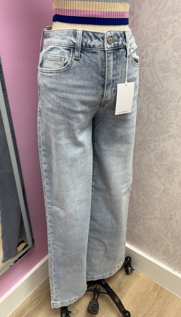 Demi Blue - High Rise Light Wash Jeans