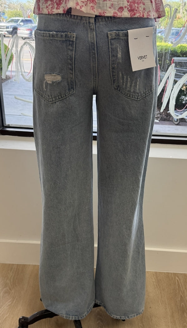 90's Bae - Super High Rise Flare Jeans