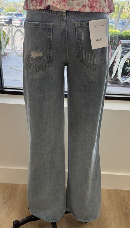 90's Bae - Super High Rise Flare Jeans