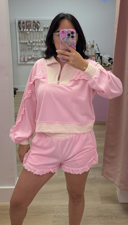 Bubble Gum Pink - Ruffle Set