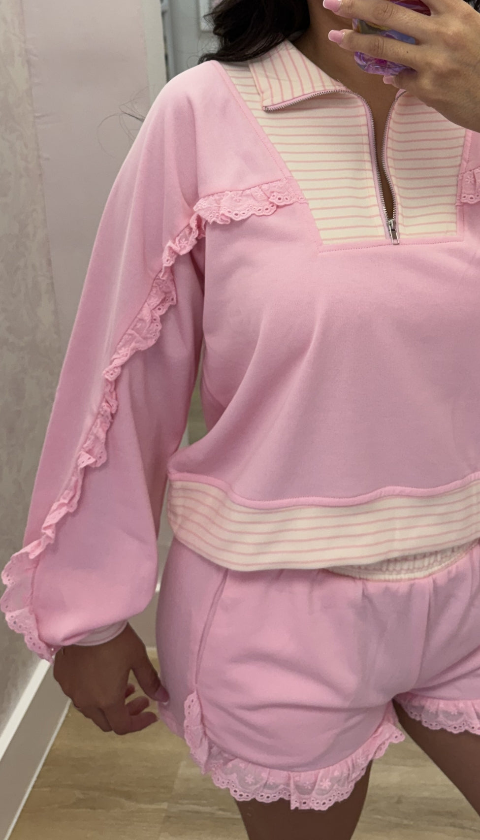 Bubble Gum Pink - Ruffle Set