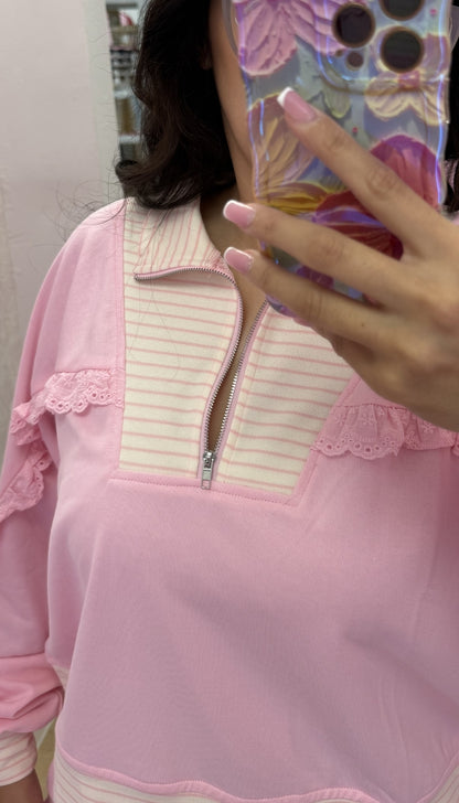 Bubble Gum Pink - Ruffle Set