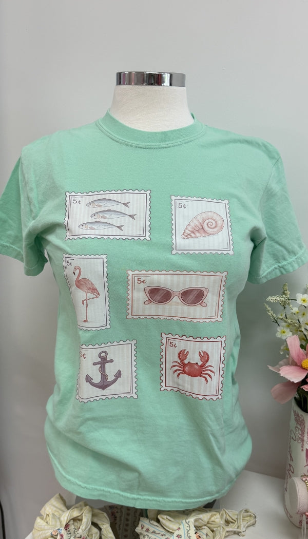 The Vintage Postage - Graphic t-shirt