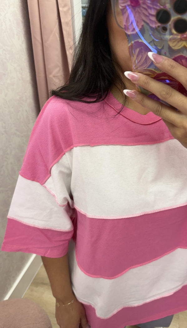 Polly - Color Block Tee