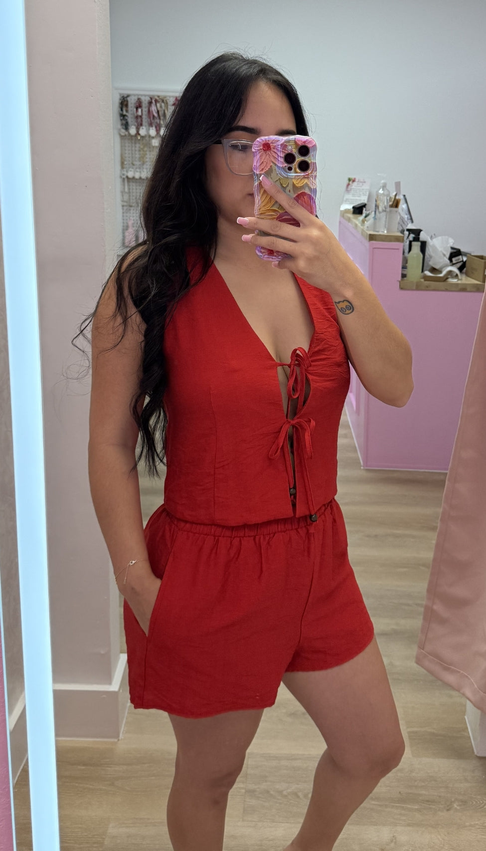 Lacey - Vest & Shorts Set
