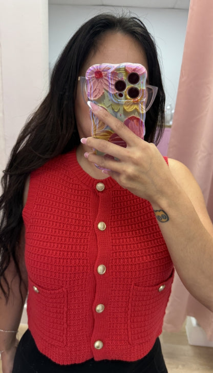 Sophie - Vest With Pockets