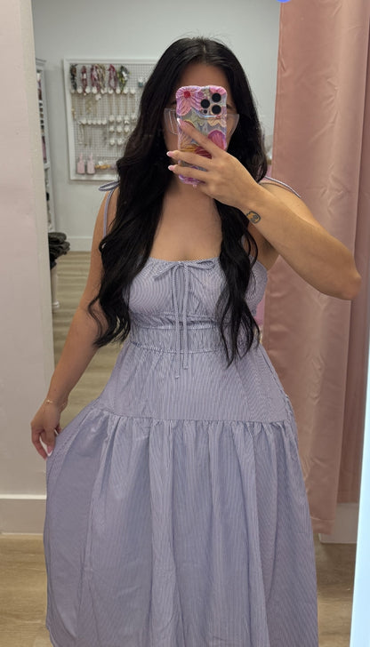 Marina Stripe - Midi Dress