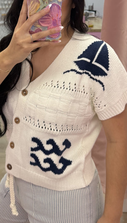 Marine Life - Knit Cardigan