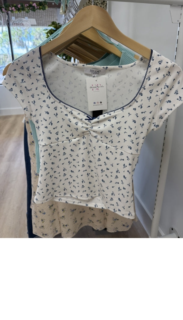 Bluebell Garden - Short Sleeve Top
