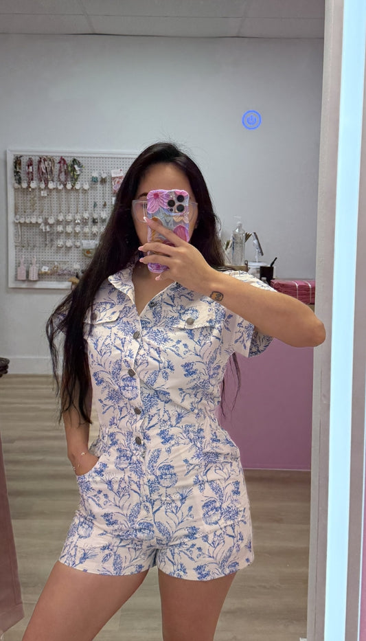 Meadow Breeze - Floral Romper