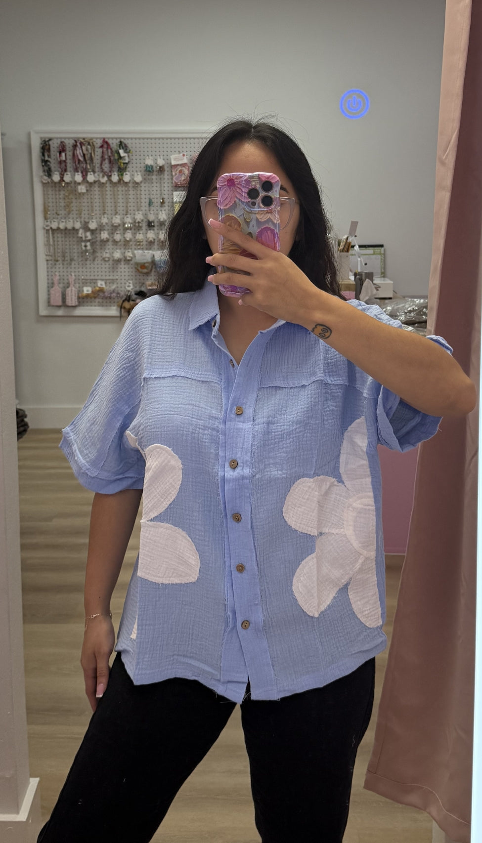 Patty - Flower Patch Top