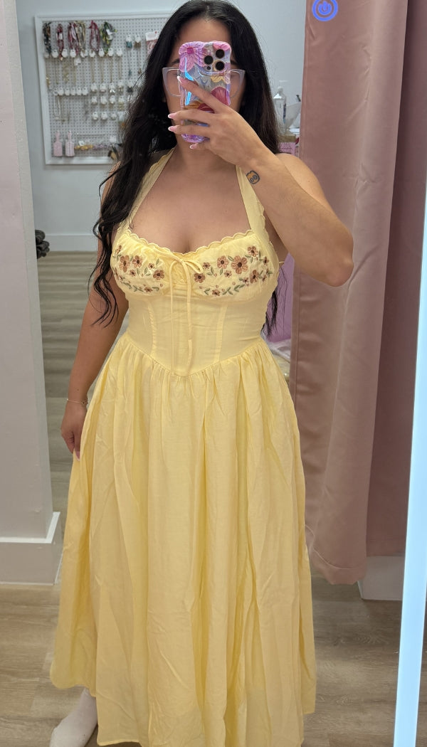 Sun Glow - Midi Dress