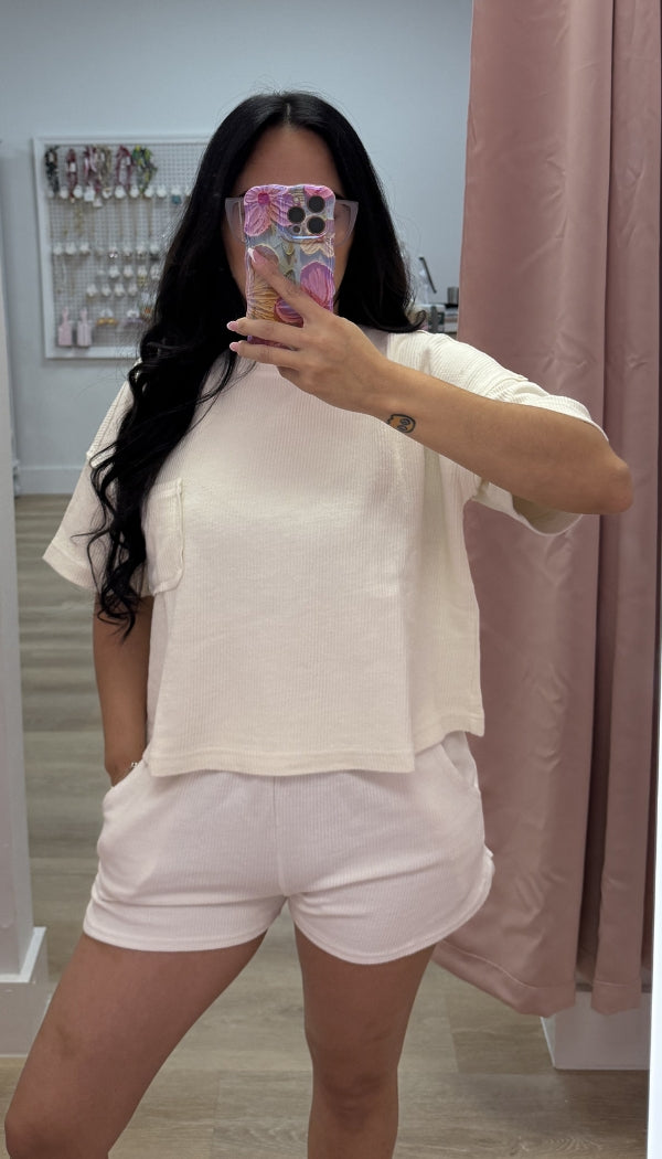 Perfect Patch - Knit Shorts