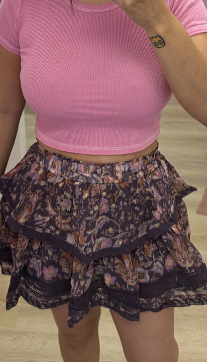 Sugar Plum - Mini Skirt