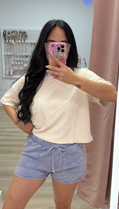 Retro Rocker - Knit Shorts
