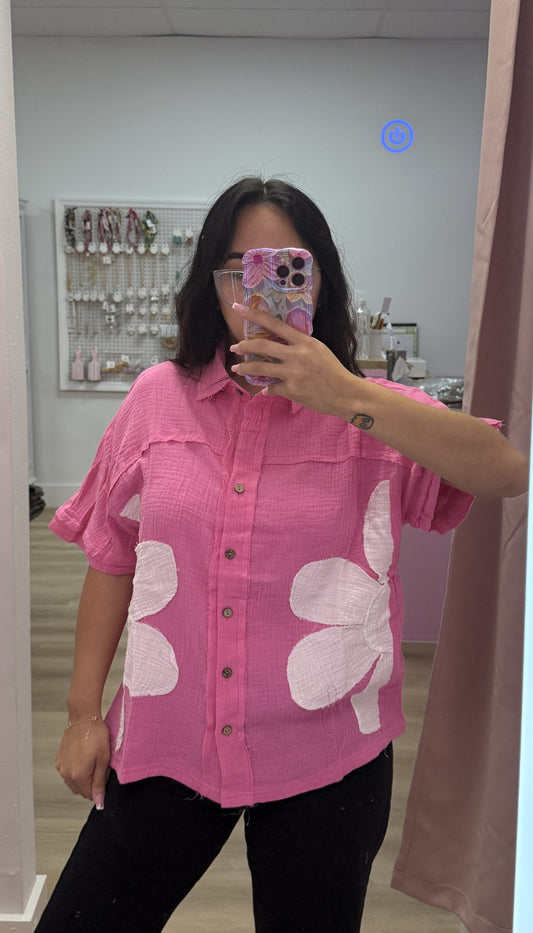 Patty - Flower Patch Top